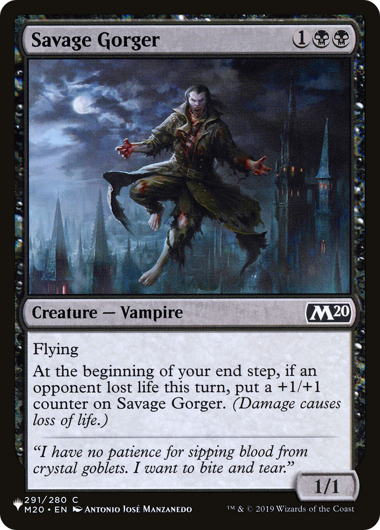 Savage Gorger [The List Reprints] | The Gaming-Verse