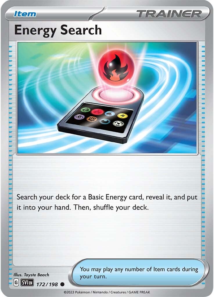 Energy Search (172/198) [Scarlet & Violet: Base Set] | The Gaming-Verse