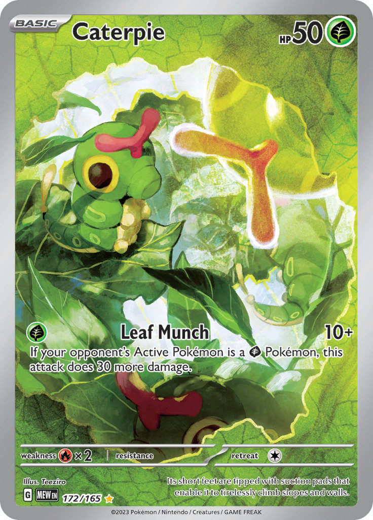 Caterpie (172/165) [Scarlet & Violet: 151] | The Gaming-Verse