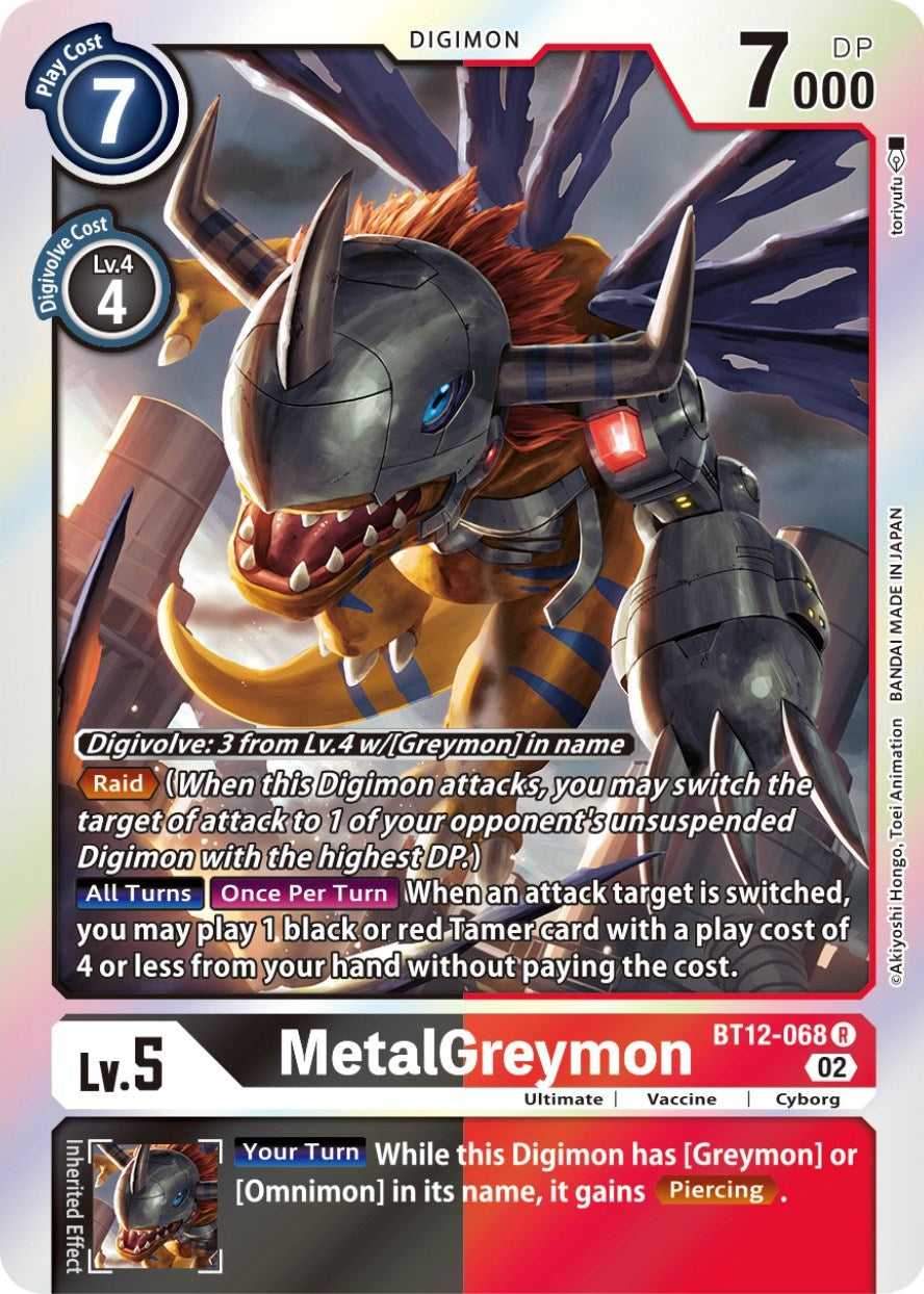 MetalGreymon [BT12-068] [Across Time] | The Gaming-Verse