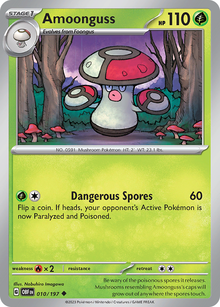 Amoonguss (010/197) [Scarlet & Violet: Obsidian Flames] | The Gaming-Verse