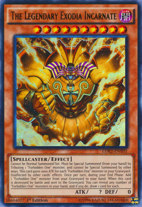 The Legendary Exodia Incarnate [LDK2-ENY01] Ultra Rare | The Gaming-Verse