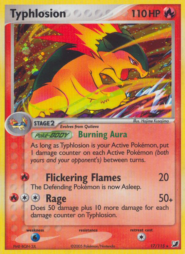 Typhlosion (17/115) [EX: Unseen Forces] | The Gaming-Verse