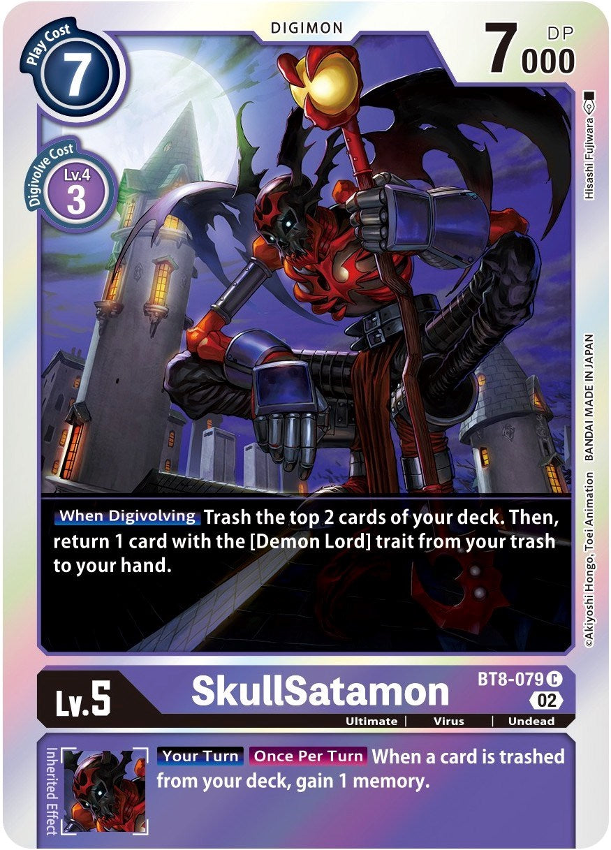 SkullSatamon [BT8-079] (Alternate Art) [Starter Deck: Beelzemon Advanced Deck Set] | The Gaming-Verse