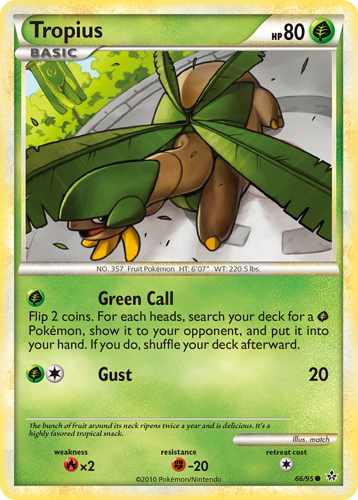 Tropius (66/95) [HeartGold & SoulSilver: Unleashed] | The Gaming-Verse