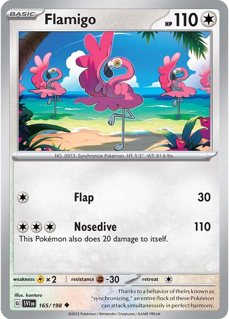 Flamigo (165/198) [Scarlet & Violet: Base Set] | The Gaming-Verse