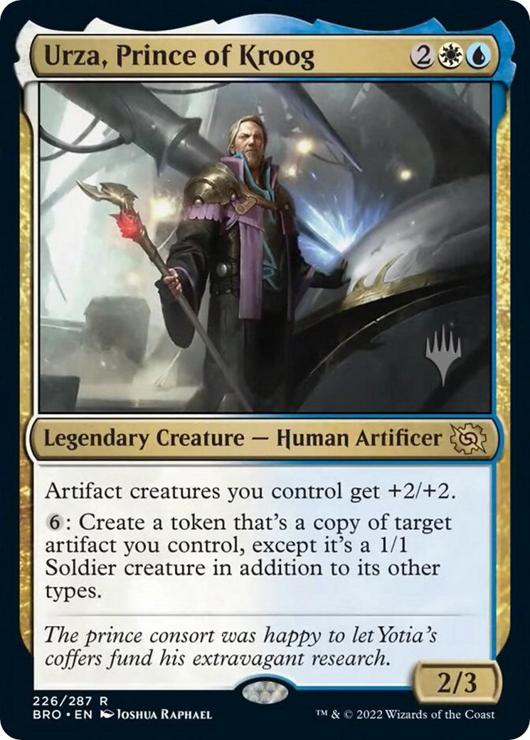 Urza, Prince of Kroog (Promo Pack) [The Brothers' War Promos] | The Gaming-Verse