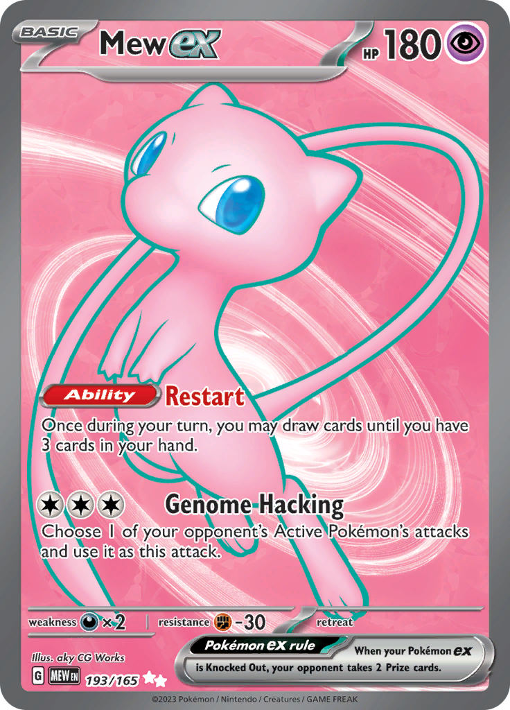 Mew ex (193/165) [Scarlet & Violet: 151] | The Gaming-Verse