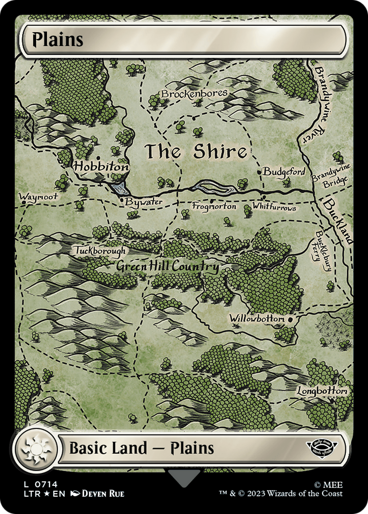 Plains (0714) (Surge Foil) [The Lord of the Rings: Tales of Middle-Earth] | The Gaming-Verse