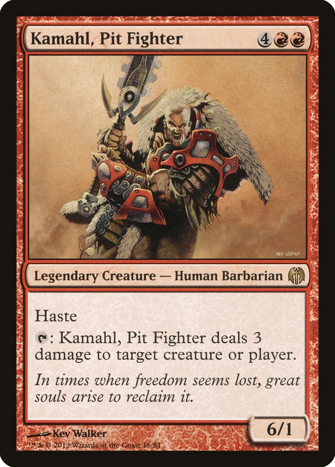 Kamahl, Pit Fighter [Duel Decks: Heroes vs. Monsters] | The Gaming-Verse