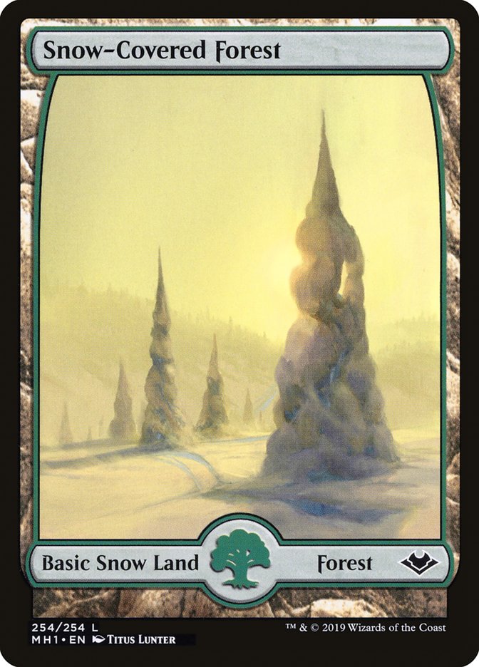 Snow-Covered Forest [Modern Horizons] | The Gaming-Verse