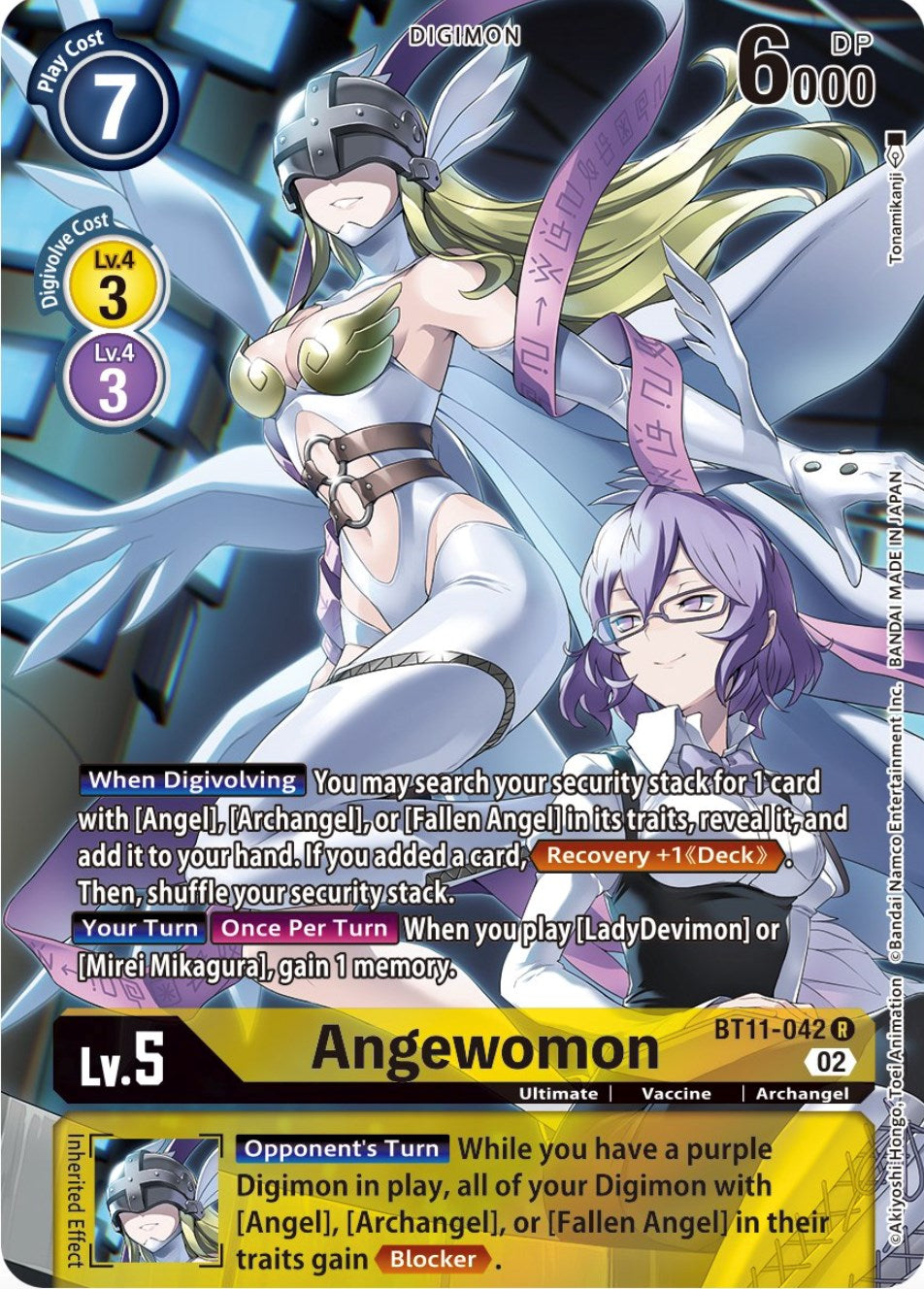 Angewomon [BT11-042] (Alternate Art) [Dimensional Phase] | The Gaming-Verse