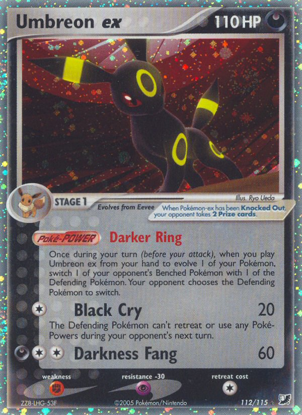 Umbreon ex (112/115) [EX: Unseen Forces] | The Gaming-Verse