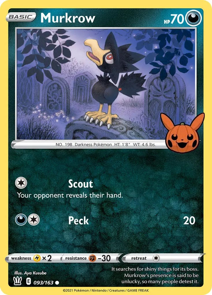 Murkrow (093/163) [Trick or Trade] | The Gaming-Verse