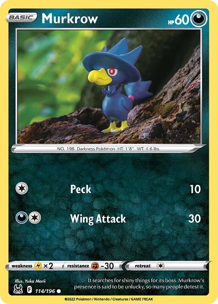 Murkrow (114/196) [Sword & Shield: Lost Origin] | The Gaming-Verse