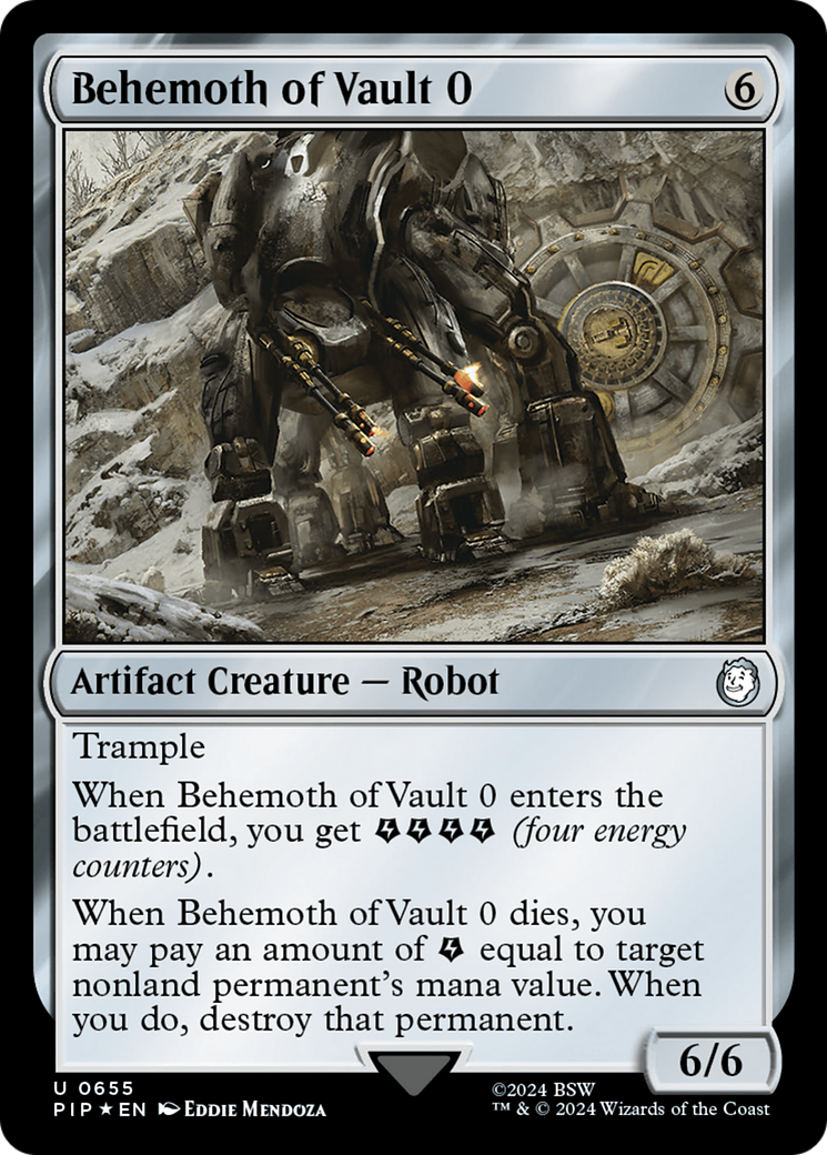 Behemoth of Vault 0 (Surge Foil) [Fallout] | The Gaming-Verse