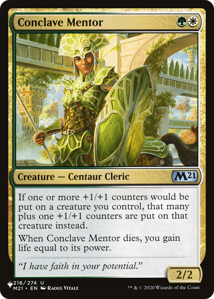 Conclave Mentor [The List Reprints] | The Gaming-Verse