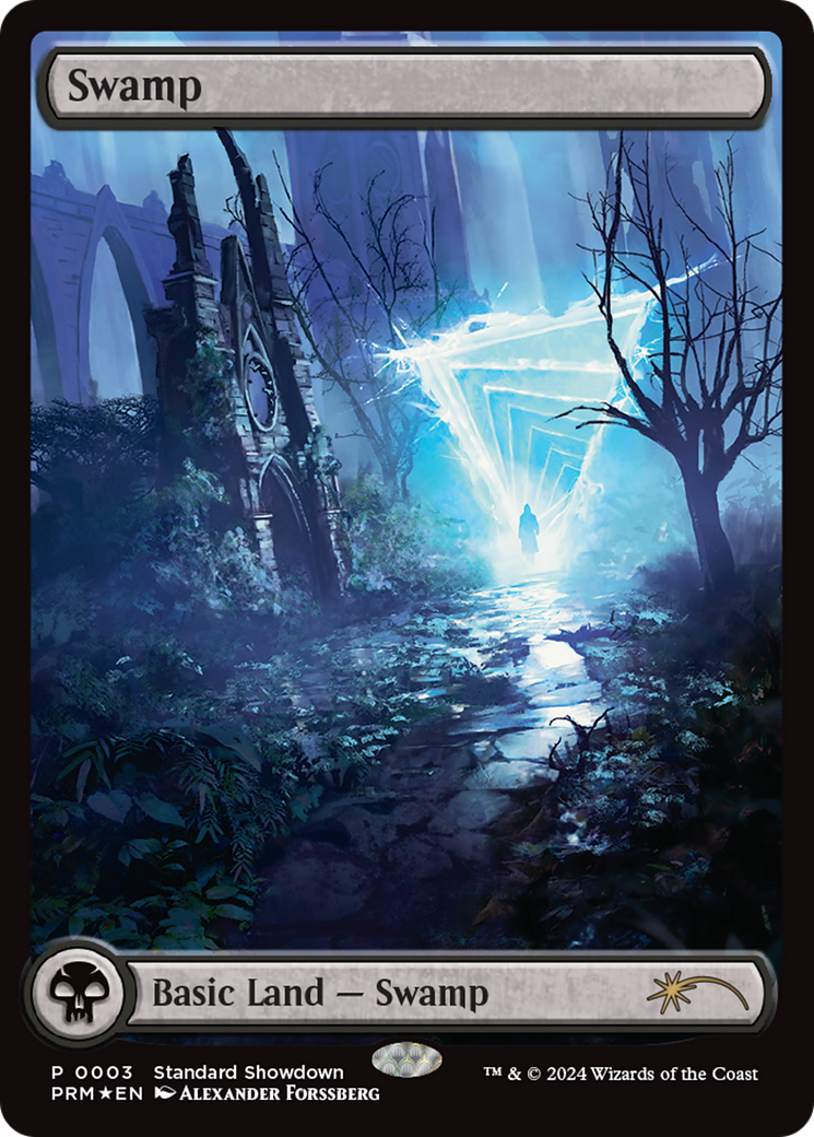 Swamp (Lucas Graciano) [Standard Showdown Promos] | The Gaming-Verse