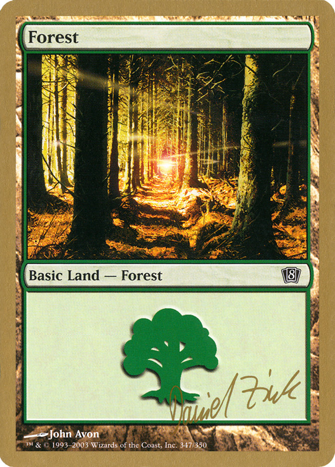 Forest (dz347) (Daniel Zink) [World Championship Decks 2003] | The Gaming-Verse