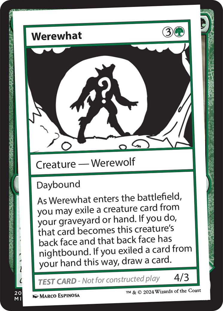 Werewhat [Mystery Booster 2 Playtest Cards] | The Gaming-Verse