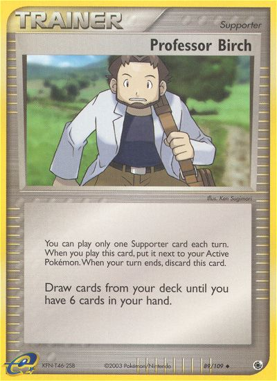 Professor Birch (89/109) [EX: Ruby & Sapphire] | The Gaming-Verse