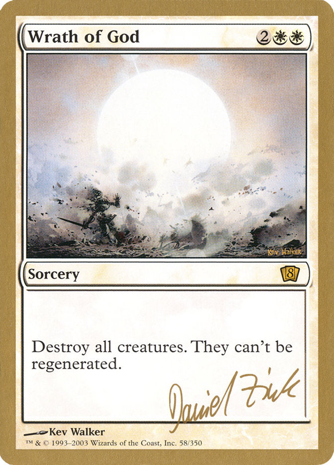 Wrath of God (Daniel Zink) [World Championship Decks 2003] | The Gaming-Verse