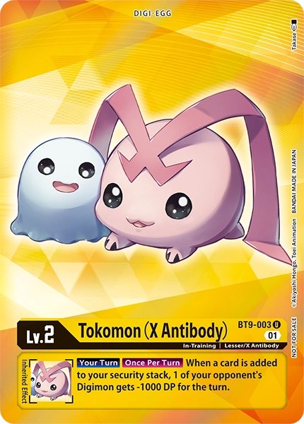 Tokomon (X Antibody) [BT9-003] (Alternative Art - Box Topper) [X Record] | The Gaming-Verse