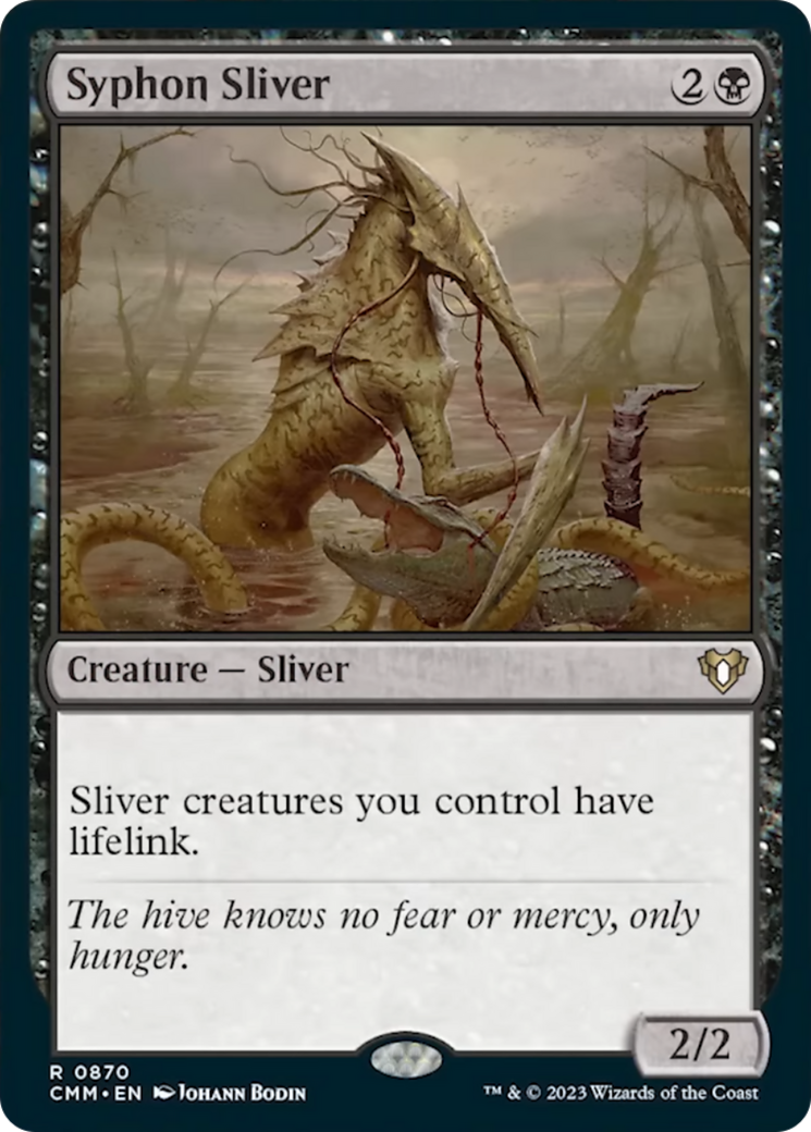 Syphon Sliver [Commander Masters] | The Gaming-Verse