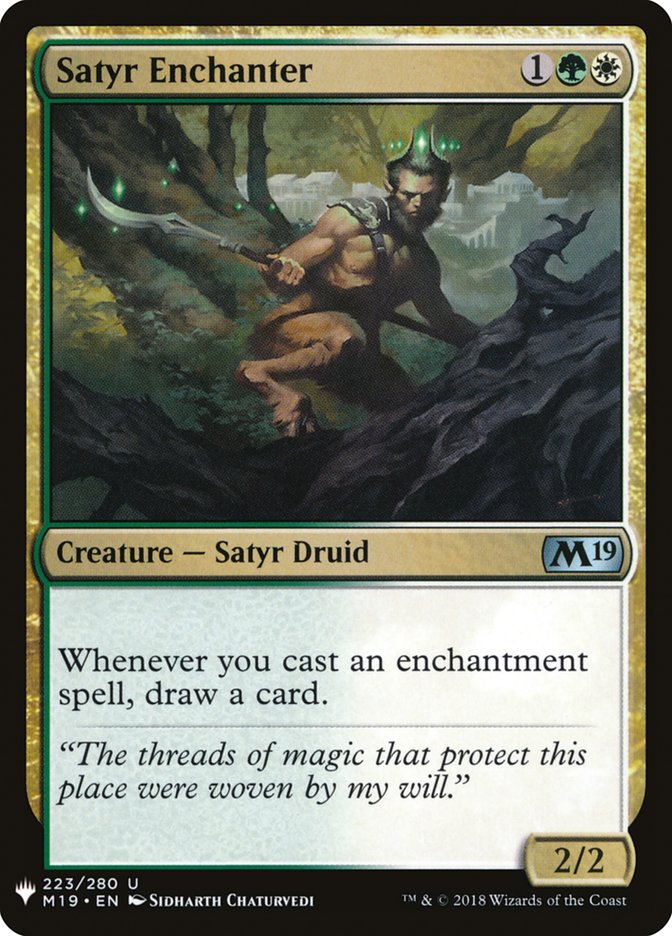 Satyr Enchanter [Mystery Booster] | The Gaming-Verse