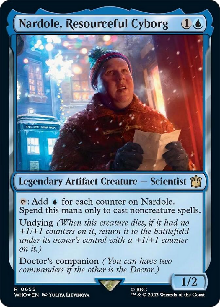 Nardole, Resourceful Cyborg (Surge Foil) [Doctor Who] | The Gaming-Verse