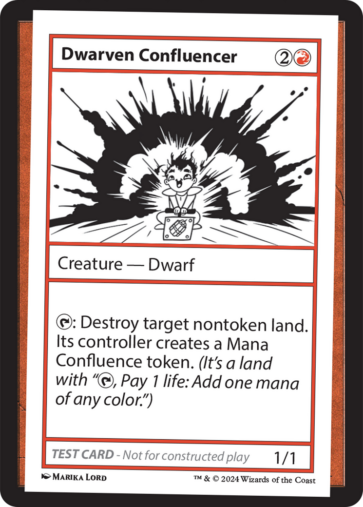 Dwarven Confluencer [Mystery Booster 2 Playtest Cards] | The Gaming-Verse