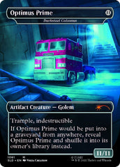 Darksteel Colossus - Optimus Prime (Borderless) [Secret Lair Drop Series] | The Gaming-Verse