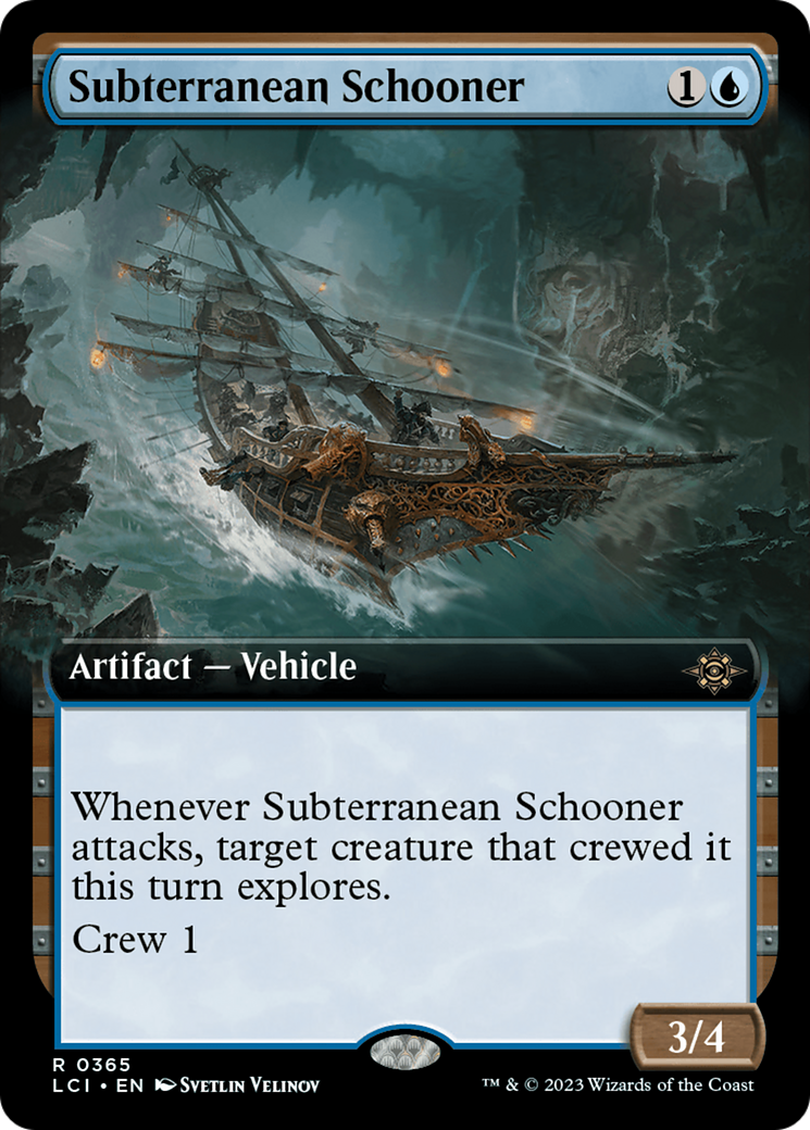 Subterranean Schooner (Extended Art) [The Lost Caverns of Ixalan] | The Gaming-Verse