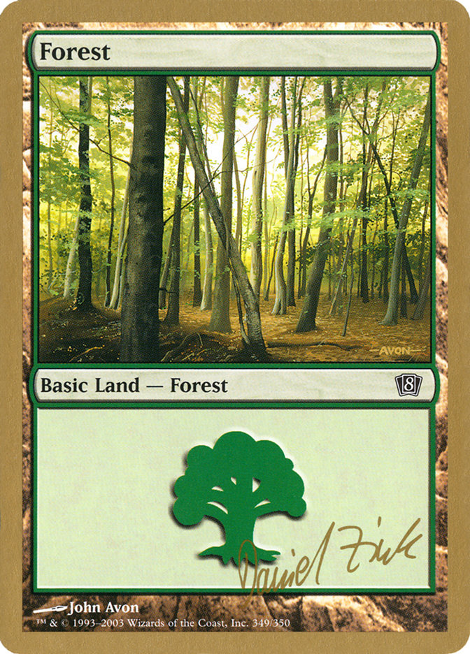 Forest (dz349) (Daniel Zink) [World Championship Decks 2003] | The Gaming-Verse