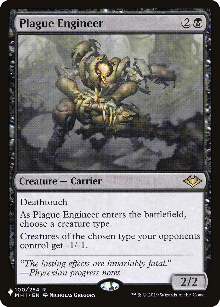 Plague Engineer [The List Reprints] | The Gaming-Verse