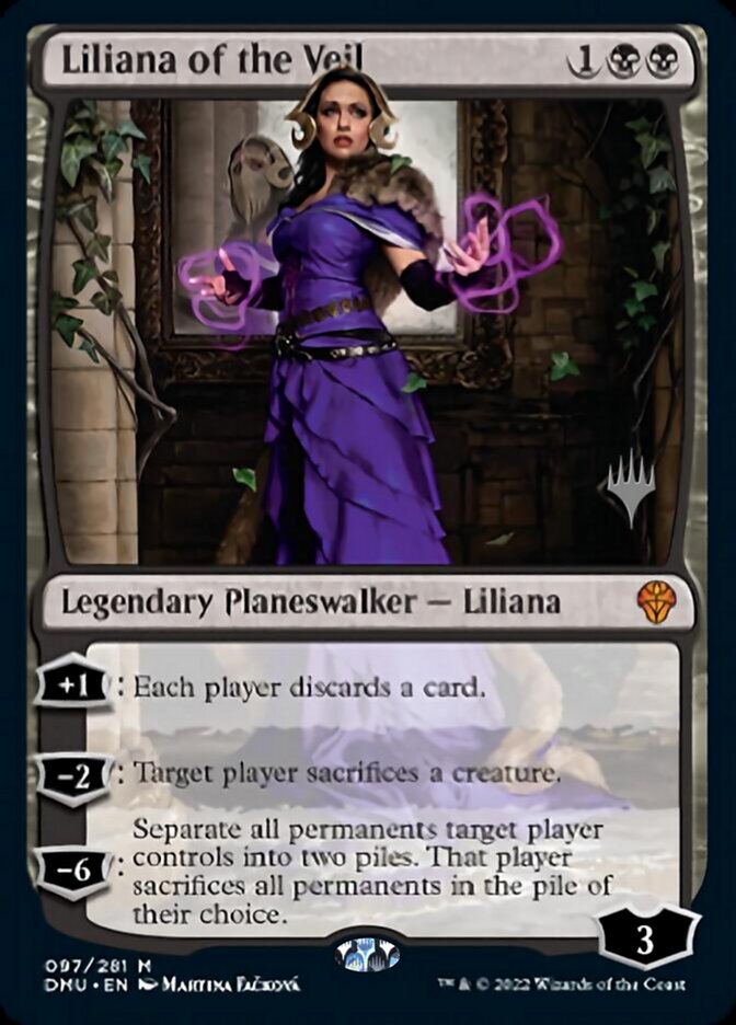 Liliana of the Veil (Promo Pack) [Dominaria United Promos] | The Gaming-Verse