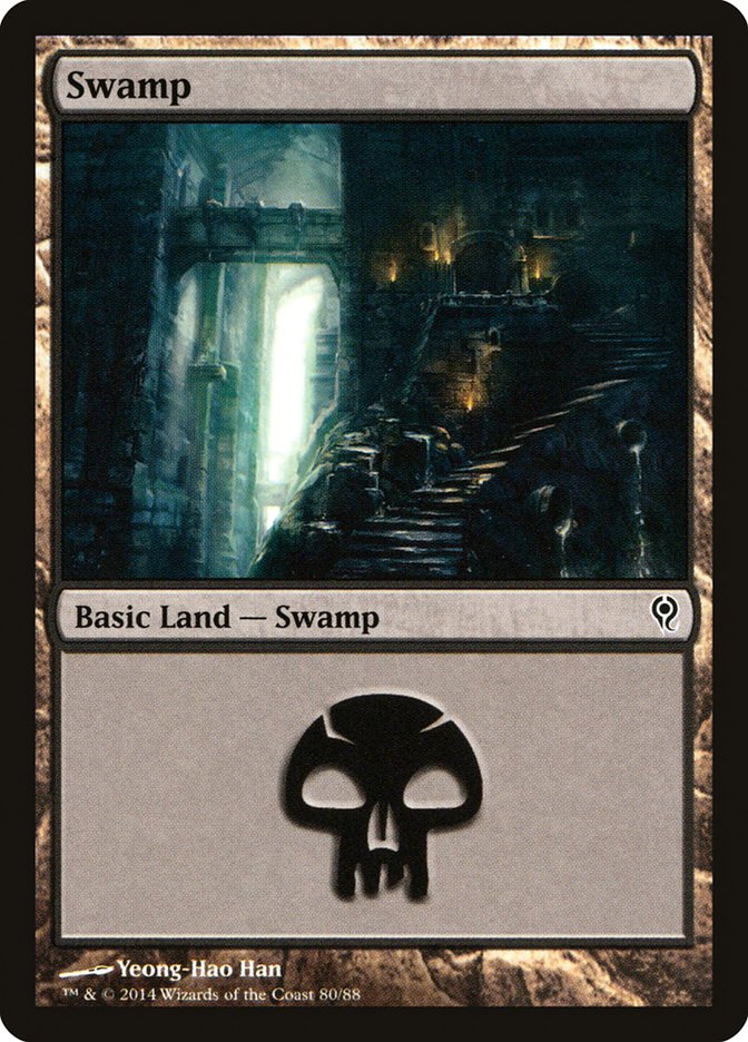 Swamp (80) [Duel Decks: Jace vs. Vraska] | The Gaming-Verse