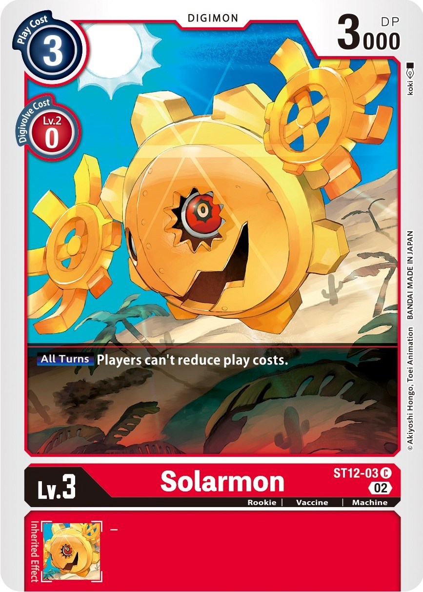 Solarmon [ST12-03] [Starter Deck: Jesmon] | The Gaming-Verse