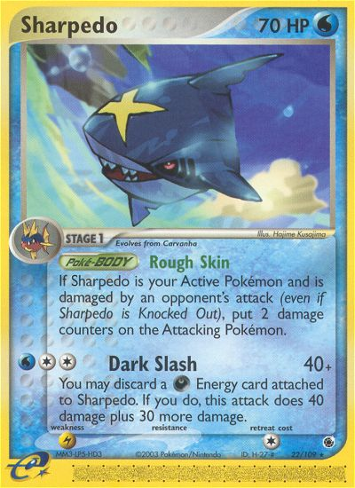 Sharpedo (22/109) [EX: Ruby & Sapphire] | The Gaming-Verse