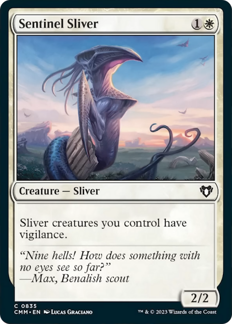 Sentinel Sliver [Commander Masters] | The Gaming-Verse