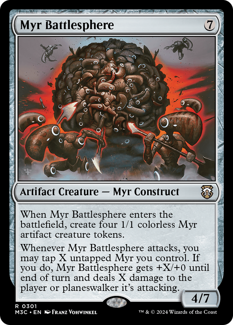 Myr Battlesphere [Modern Horizons 3 Commander] | The Gaming-Verse