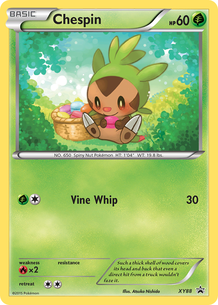 Chespin (XY88) (Collector Chest) [XY: Black Star Promos] | The Gaming-Verse