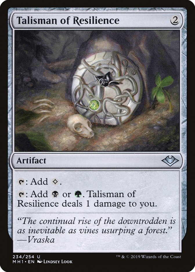 Talisman of Resilience [Modern Horizons] | The Gaming-Verse