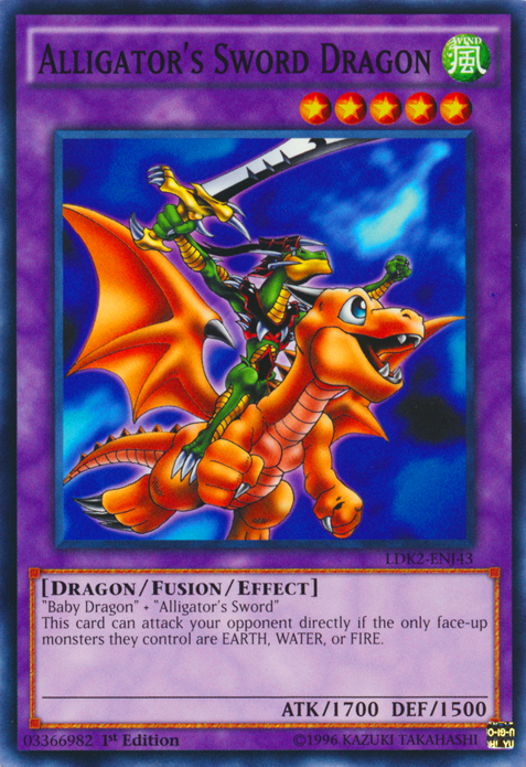 Alligator's Sword Dragon [LDK2-ENJ43] Common | The Gaming-Verse