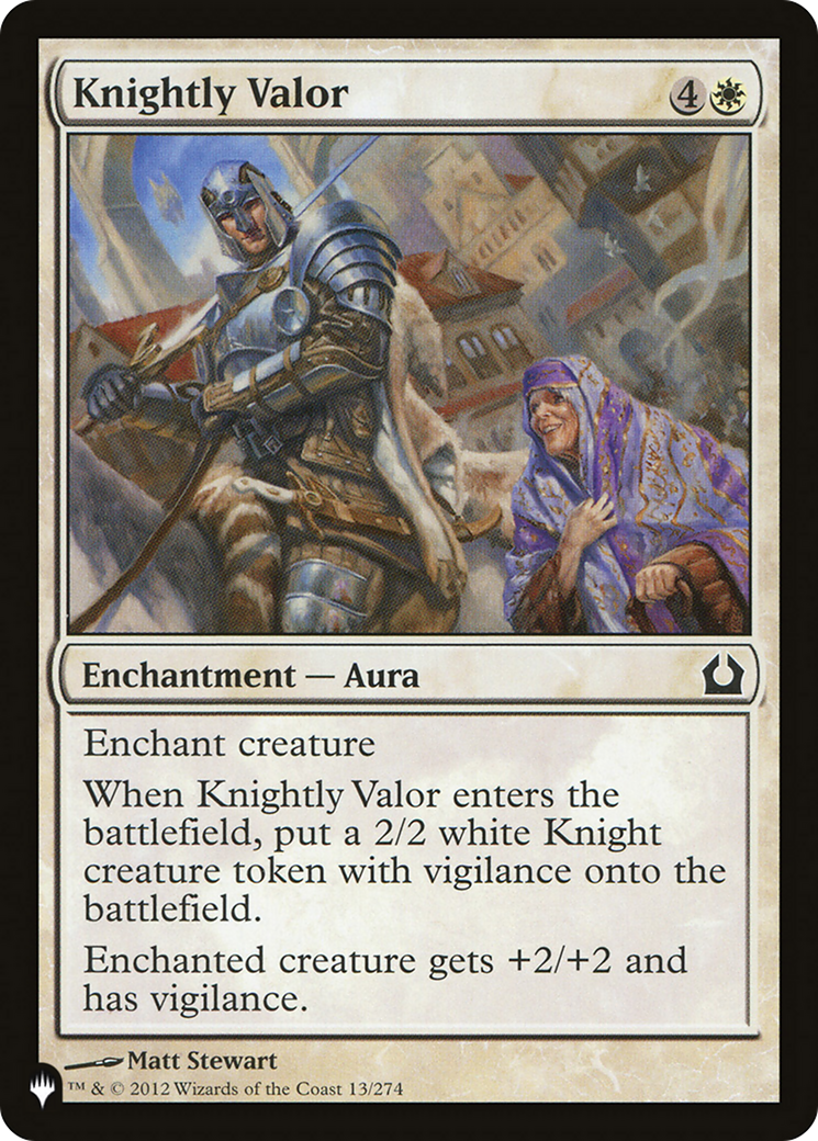 Knightly Valor [The List Reprints] | The Gaming-Verse