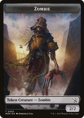 Treasure (21) // Zombie Double-Sided Token [March of the Machine Tokens] | The Gaming-Verse