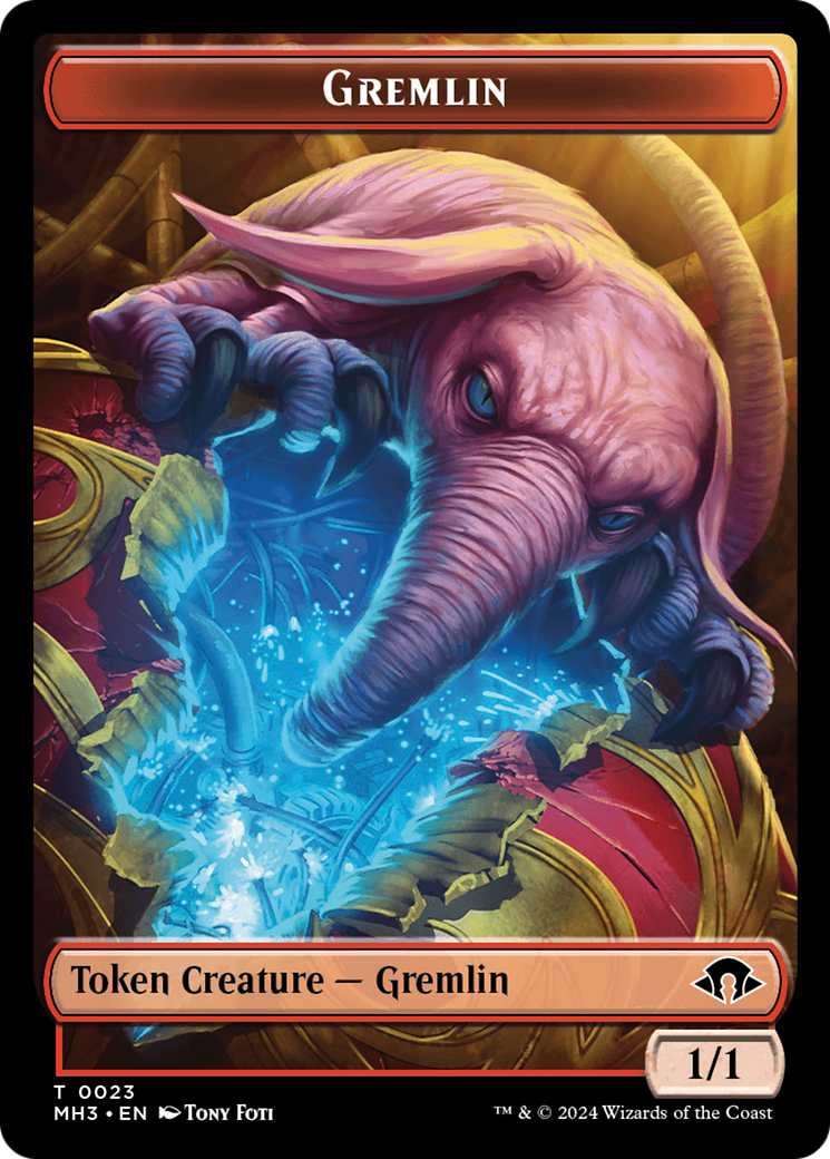 Servo // Gremlin Double-Sided Token [Modern Horizons 3 Tokens] | The Gaming-Verse