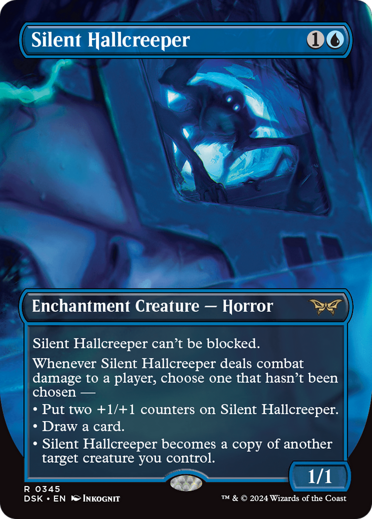 Silent Hallcreeper (Borderless) [Duskmourn: House of Horror] | The Gaming-Verse