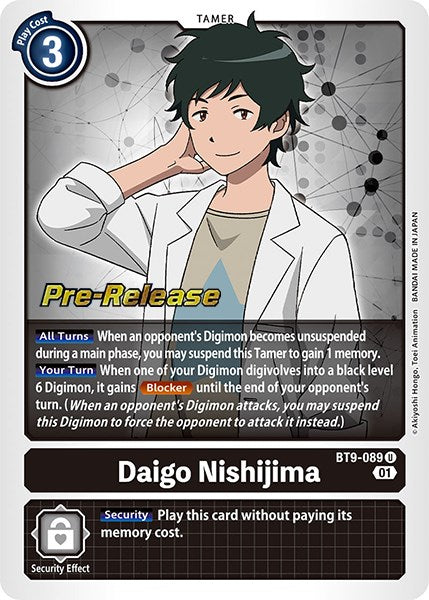 Daigo Nishijima [BT9-089] [X Record Pre-Release Promos] | The Gaming-Verse