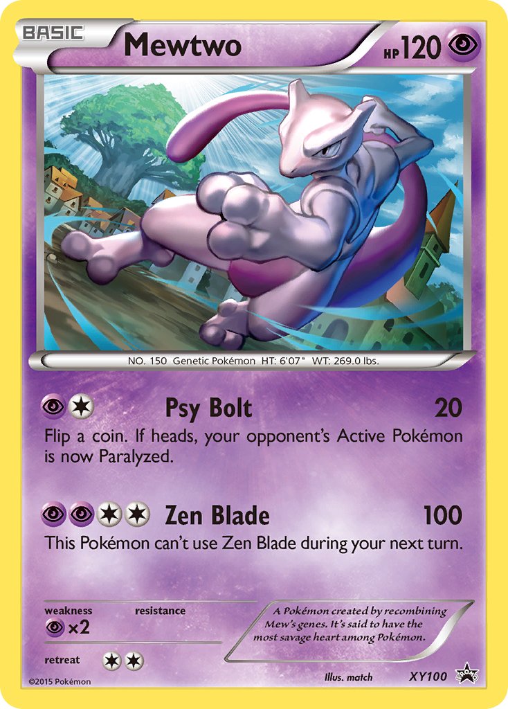 Mewtwo (XY100) [XY: Black Star Promos] | The Gaming-Verse